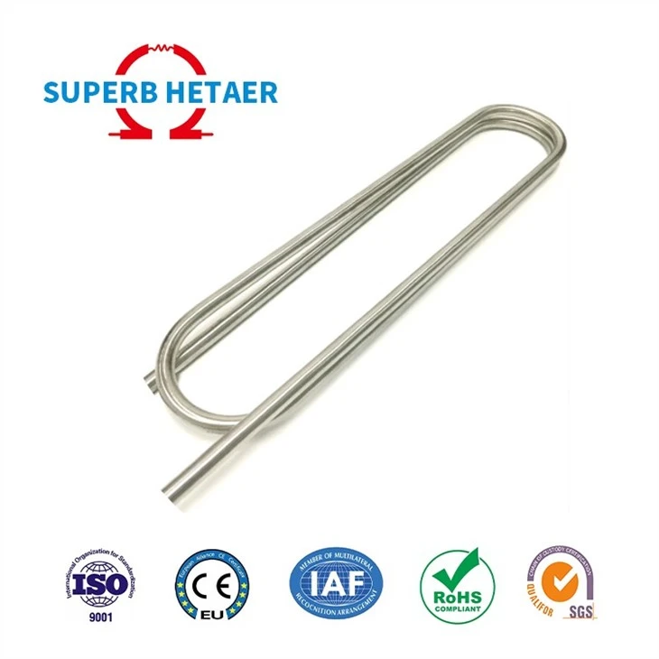 Electric Heaters Double U Shaped Tubular Heater Element Air Heating